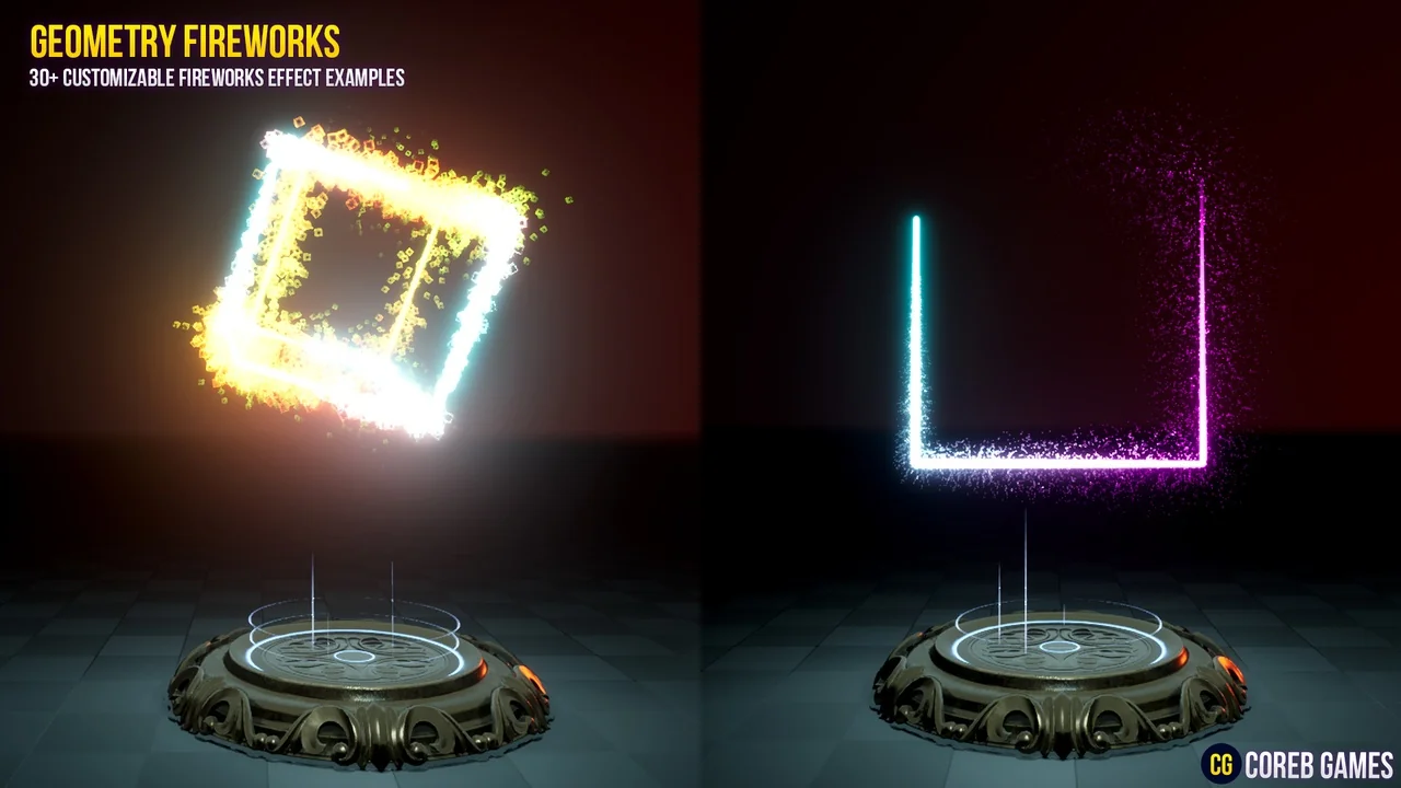 Geometry Fireworks VFX Pack asset