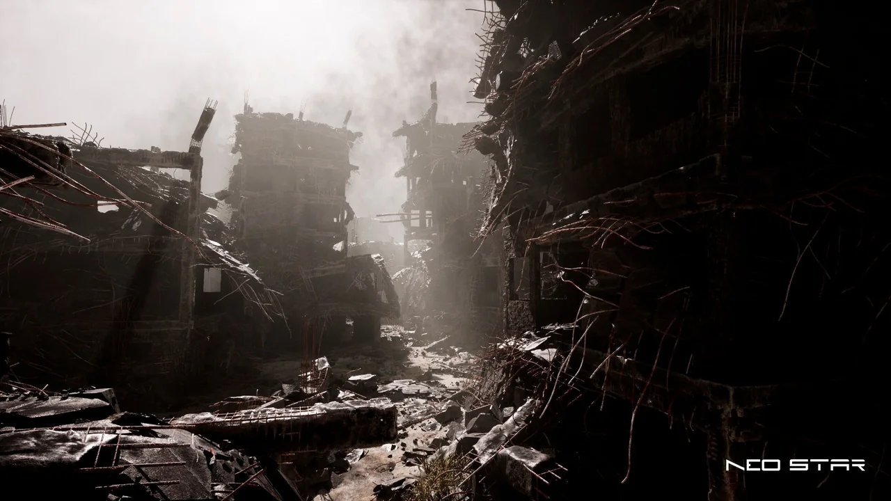 Blasted City – Destroyed Buildings Pack asset