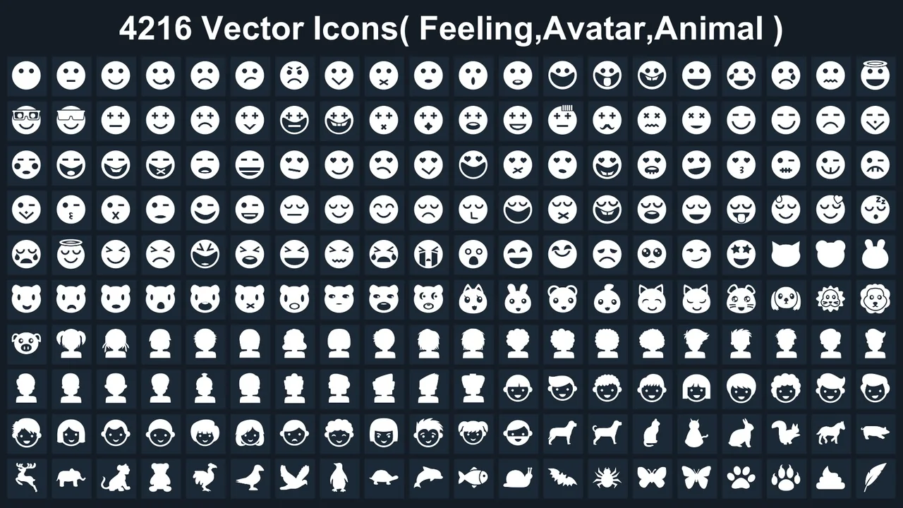 Clean Flat GUI Elements asset