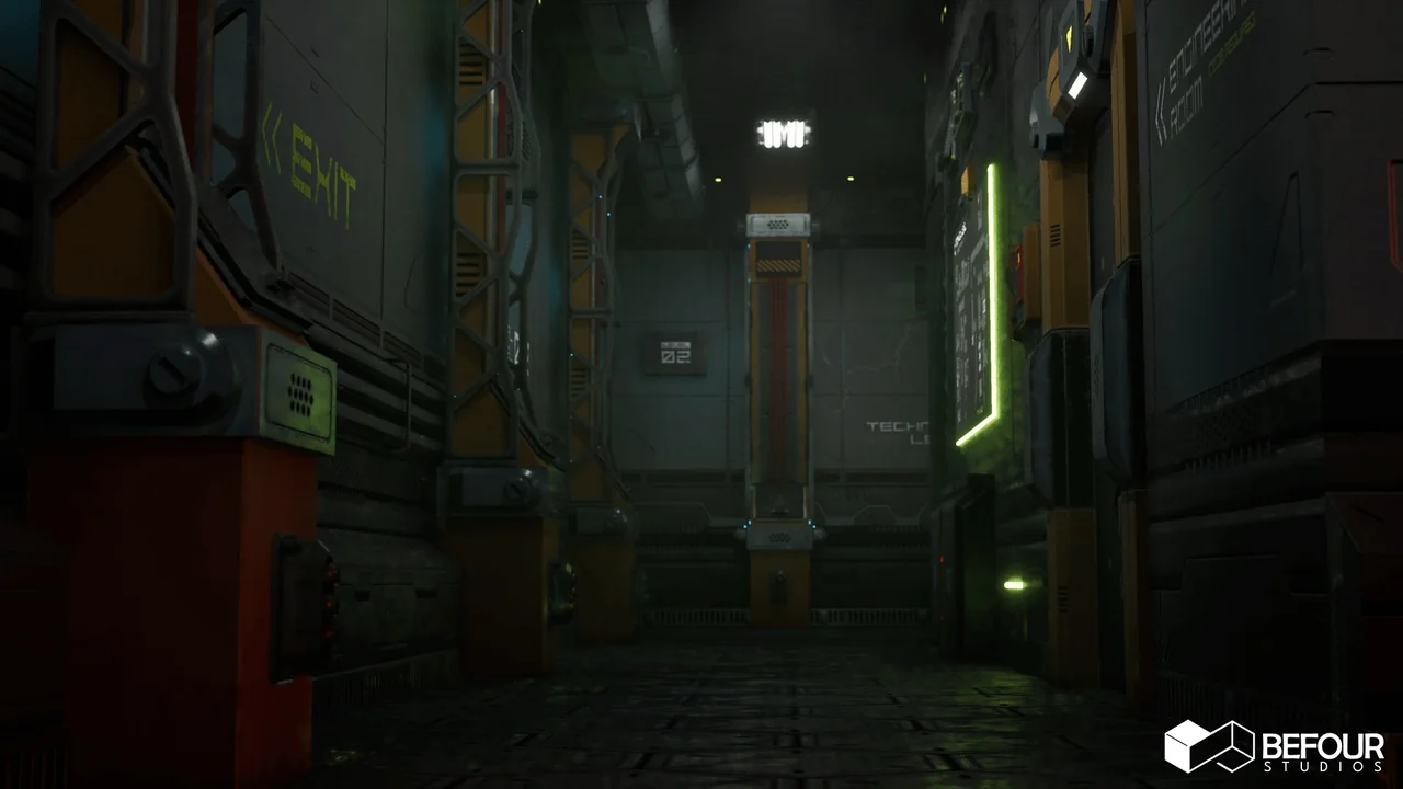 SciFi Engineer’s Room Environment asset