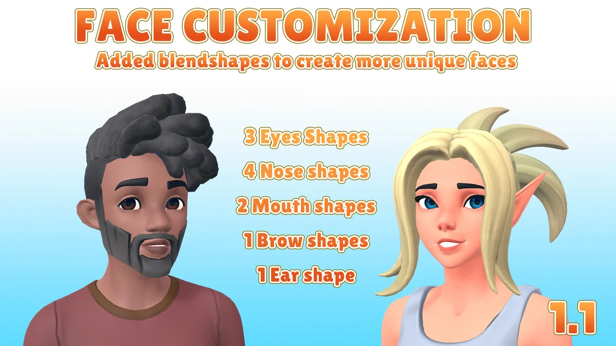 BoZo: Stylized Modular Characters – Base Pack asset