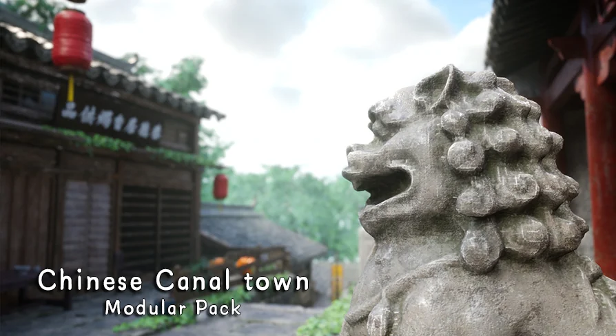 Modular Chinese mountain town