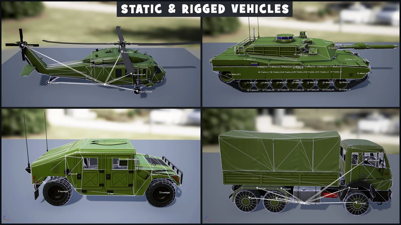 Stylized Military Base asset