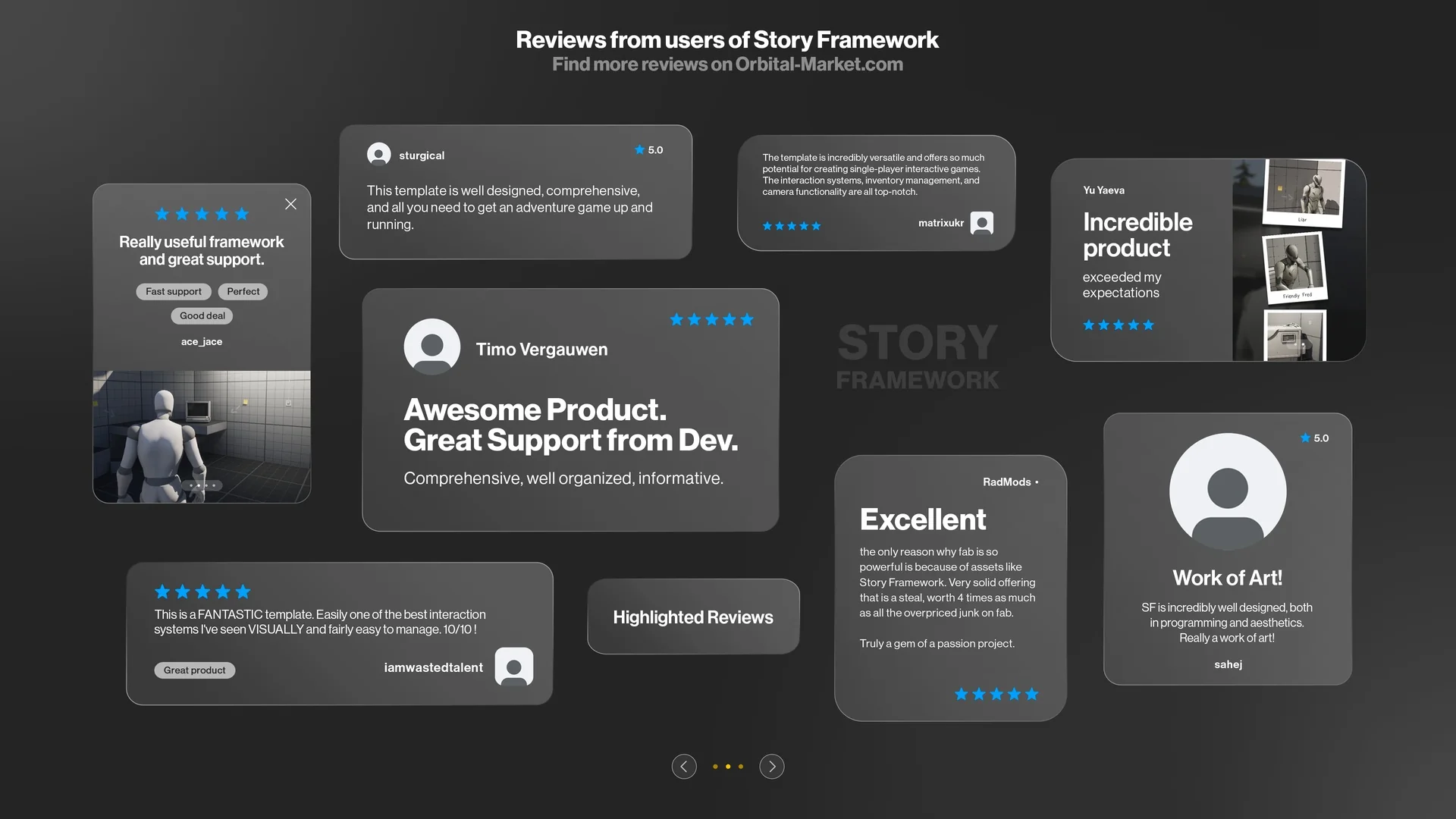 Story Framework 5.2 – Interactive Template asset