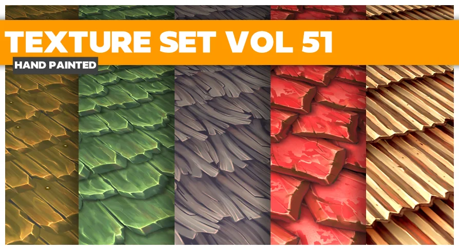 Roof Vol.51 - Hand Painted Textures