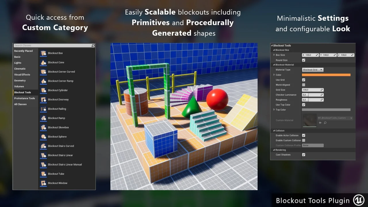 Blockout Tools Plugin asset