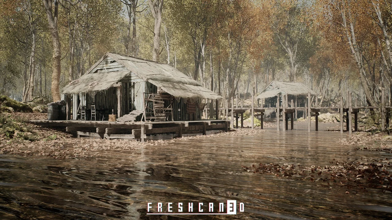 Survival Forest Cabin Bundle (Survival Environment, Forest House, Log House ) asset