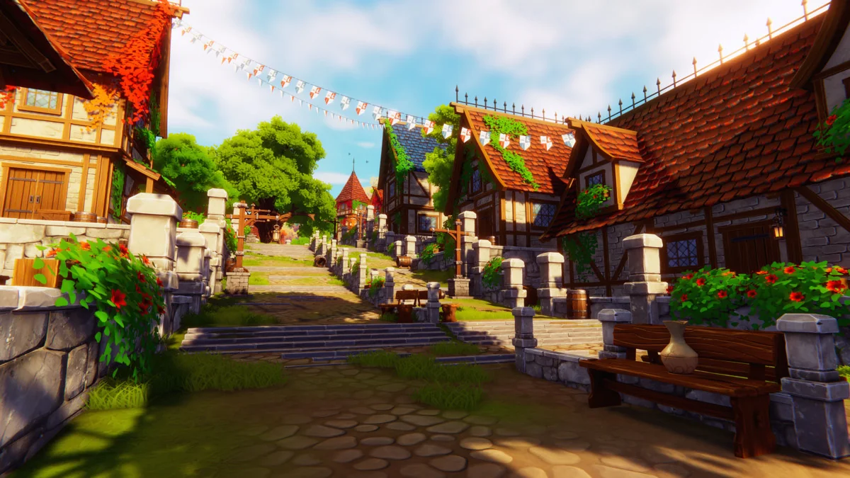 Dreamscape Village – Stylized Fantasy Open World asset
