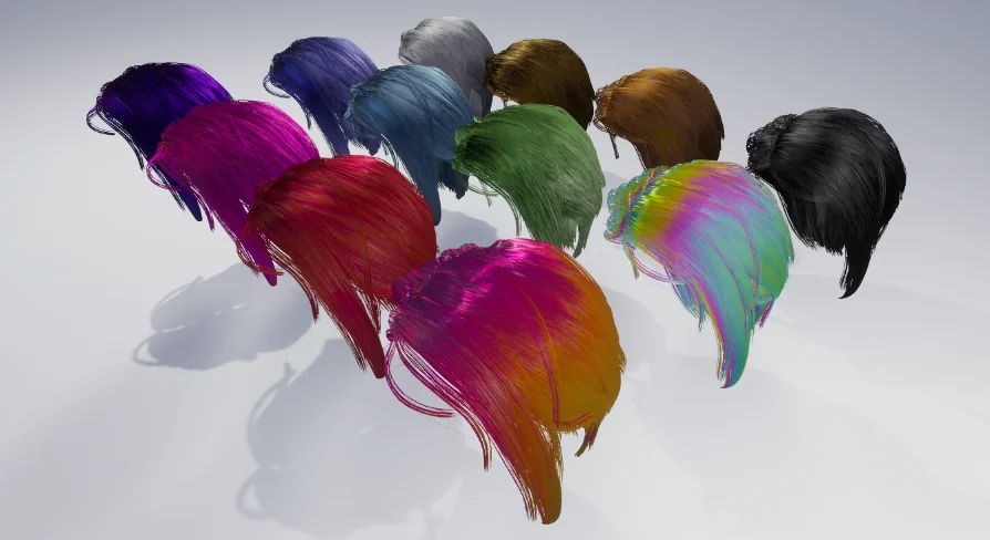 Stylised Hair Shader