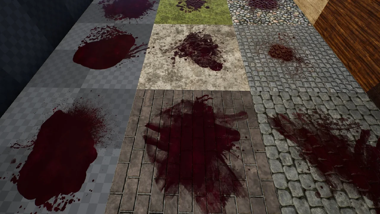 Blood: Customizable 4K asset