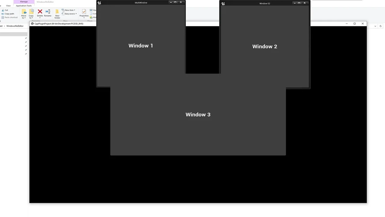 Multi window asset
