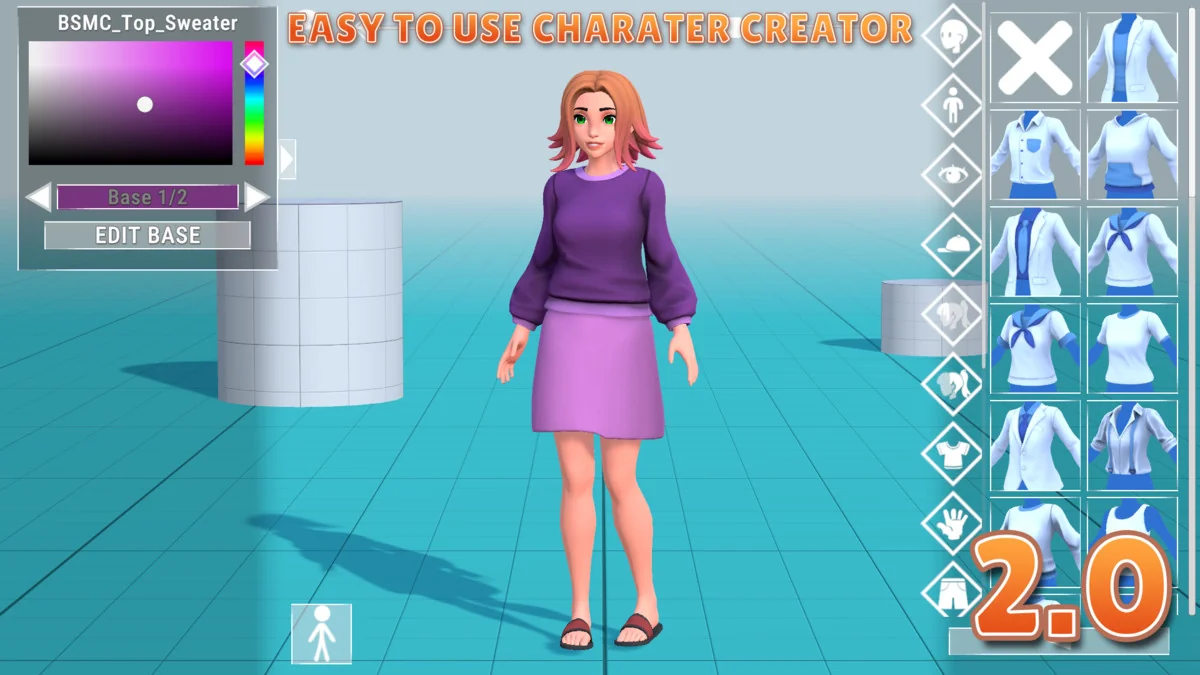 BoZo: Stylized Modular Characters – Base Pack asset