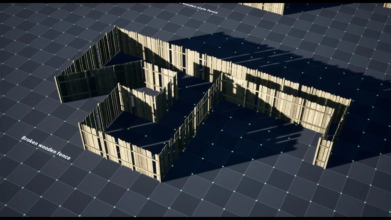 Simple Fence Generator asset