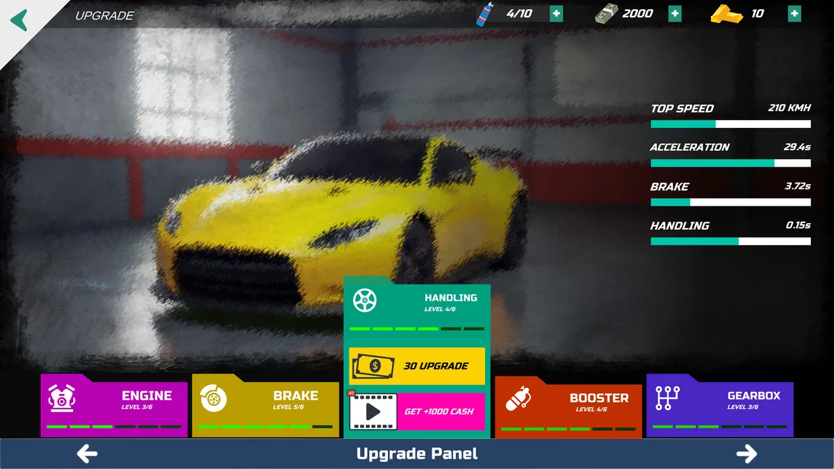 Universal Car Games UI Pack asset