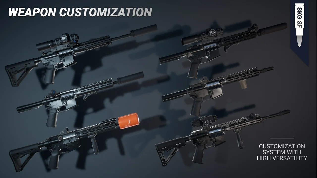 FPS First Person Shooter Framework (SKG Shooter Framework V2) asset