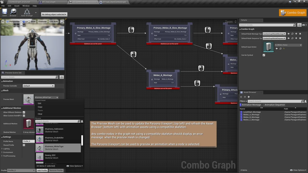 Combo Graph asset