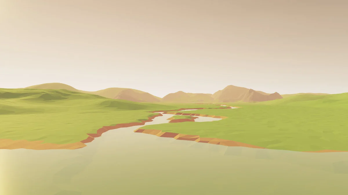 Low Poly Modular Terrain Pack asset