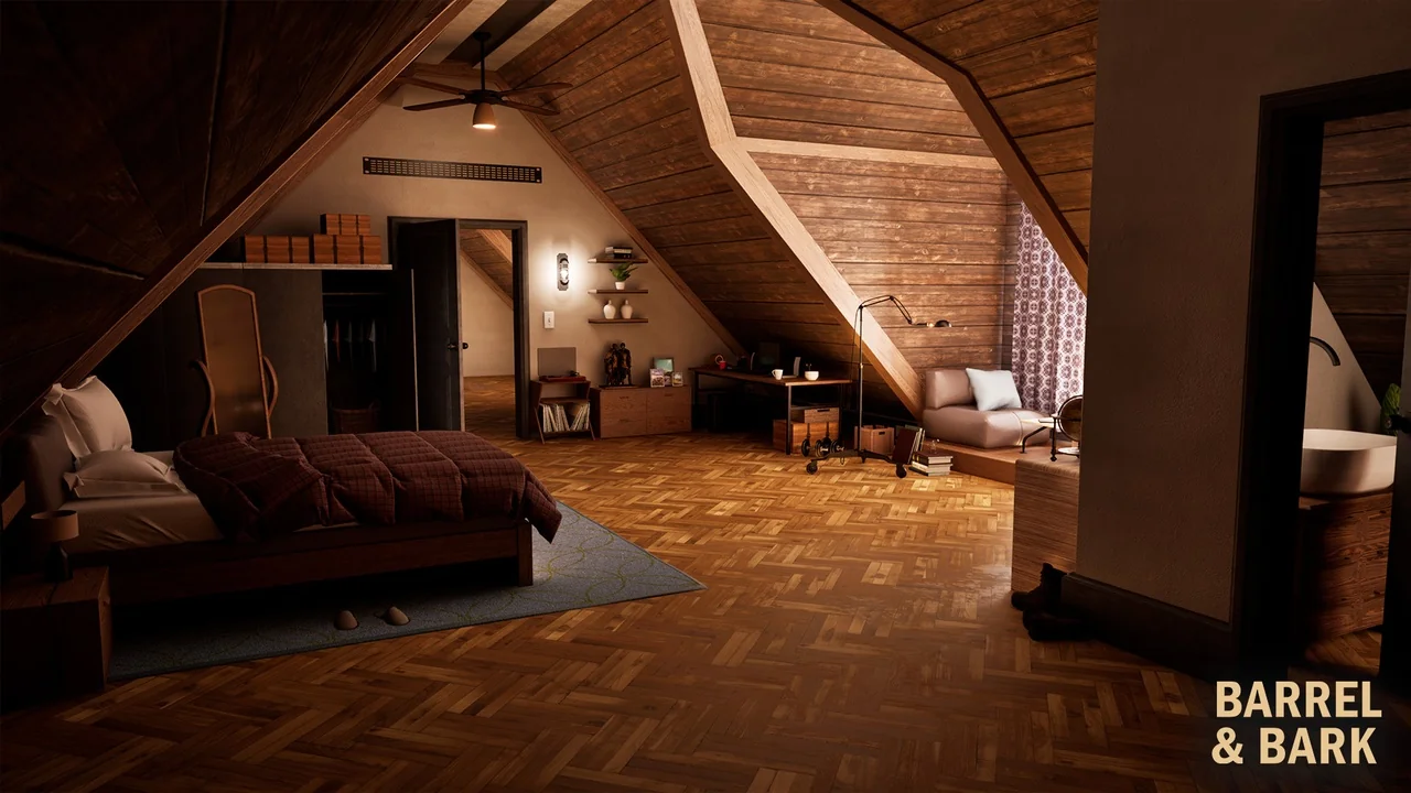 American Suburban House Environment asset