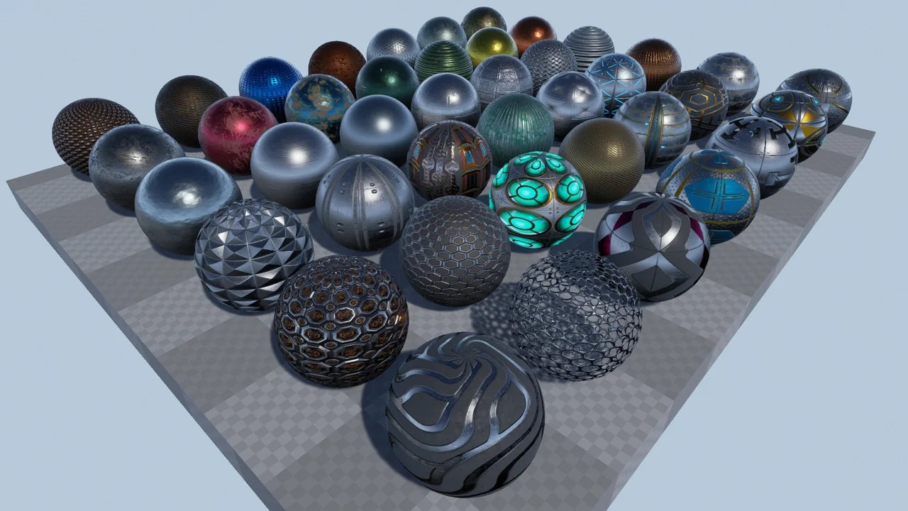 Yughues Metal Materials asset