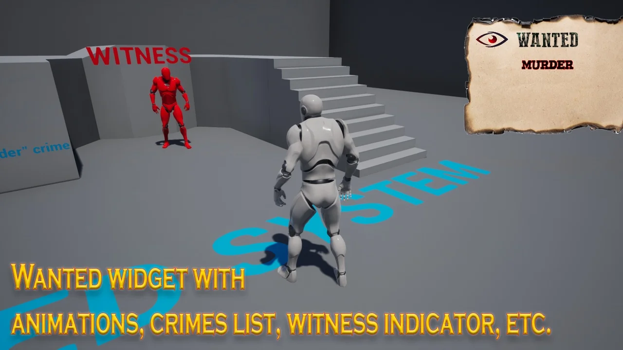 Wanted System asset