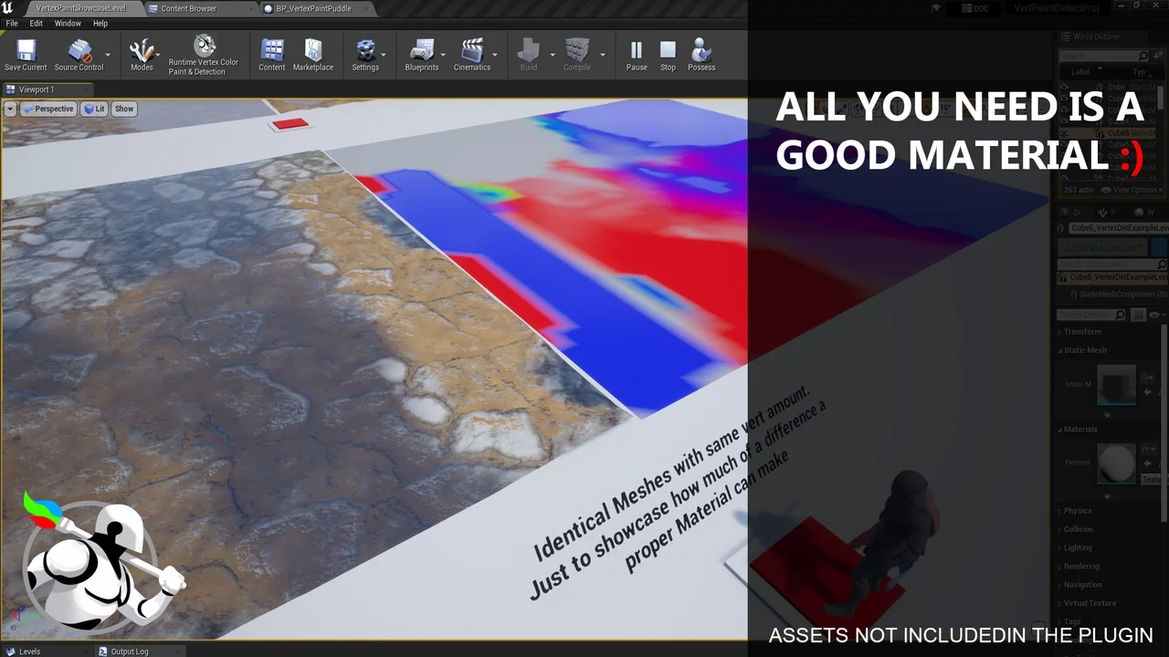 Runtime Vertex Paint & Detection Plugin asset