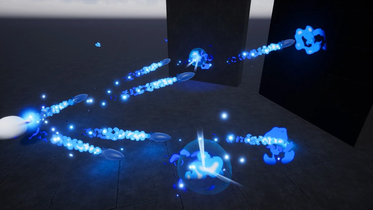 Niagara Toon Projectiles asset