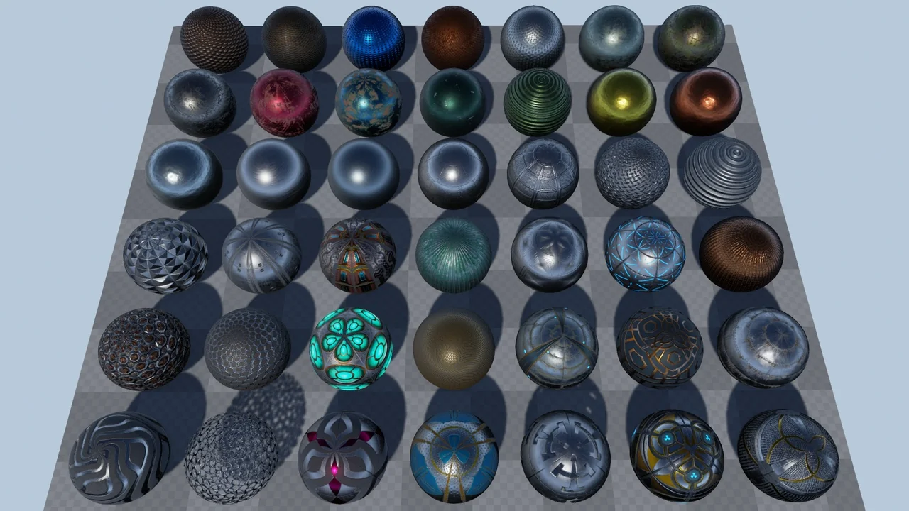 Yughues Metal Materials asset