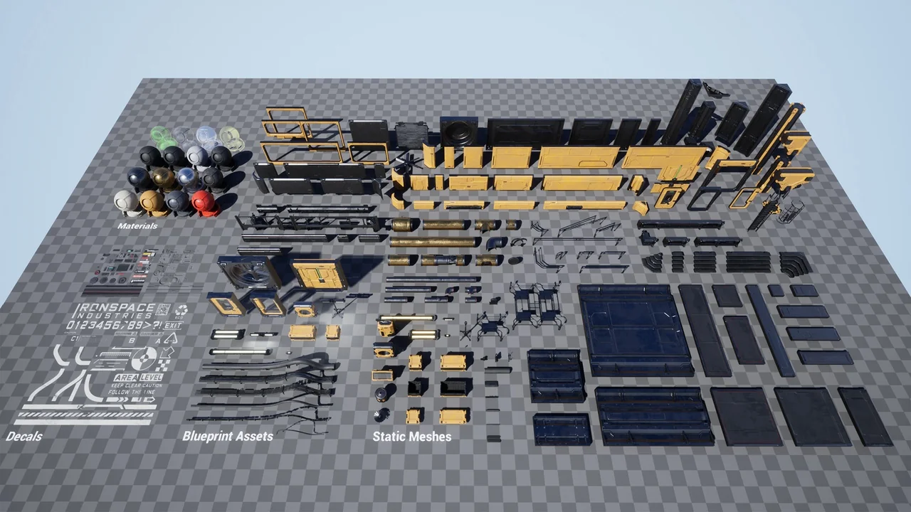 JUPITER – Sci-Fi Modular Environment Kit asset