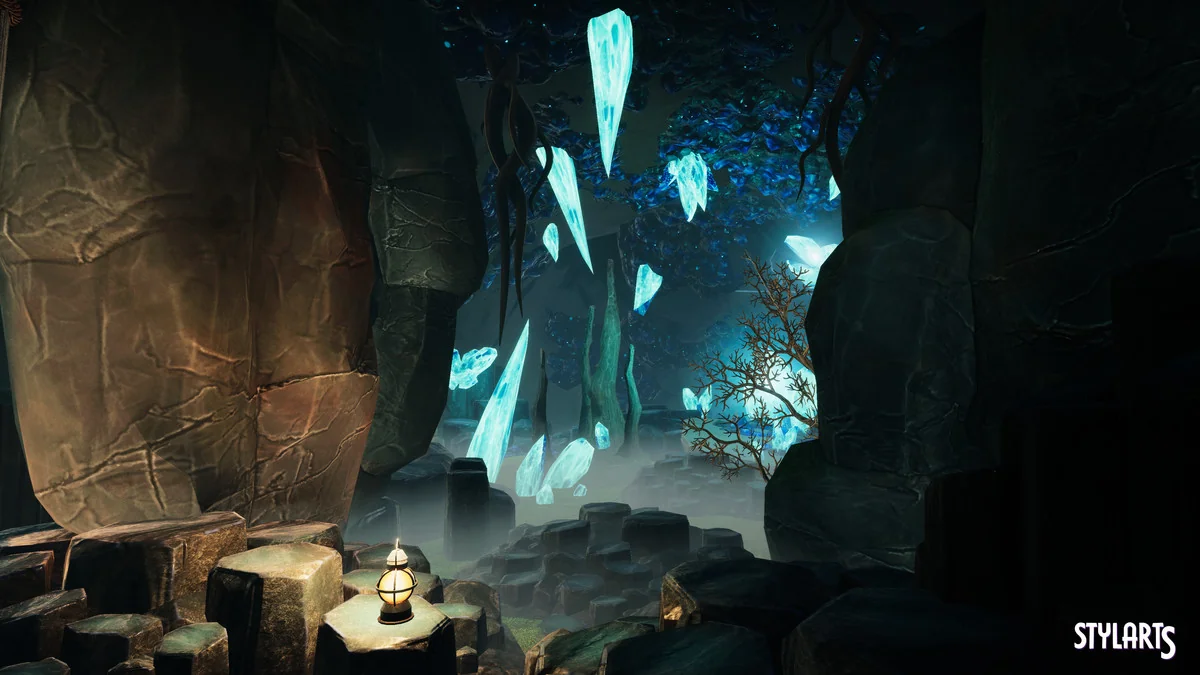 Stylized Lost Cave asset