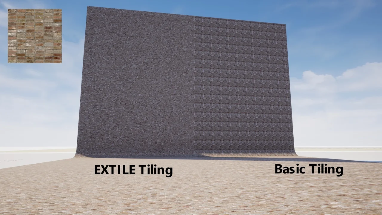 EXTILE PLUS -Ultimate Non-Tiling Material Toolkit for Unreal Engine Environments asset