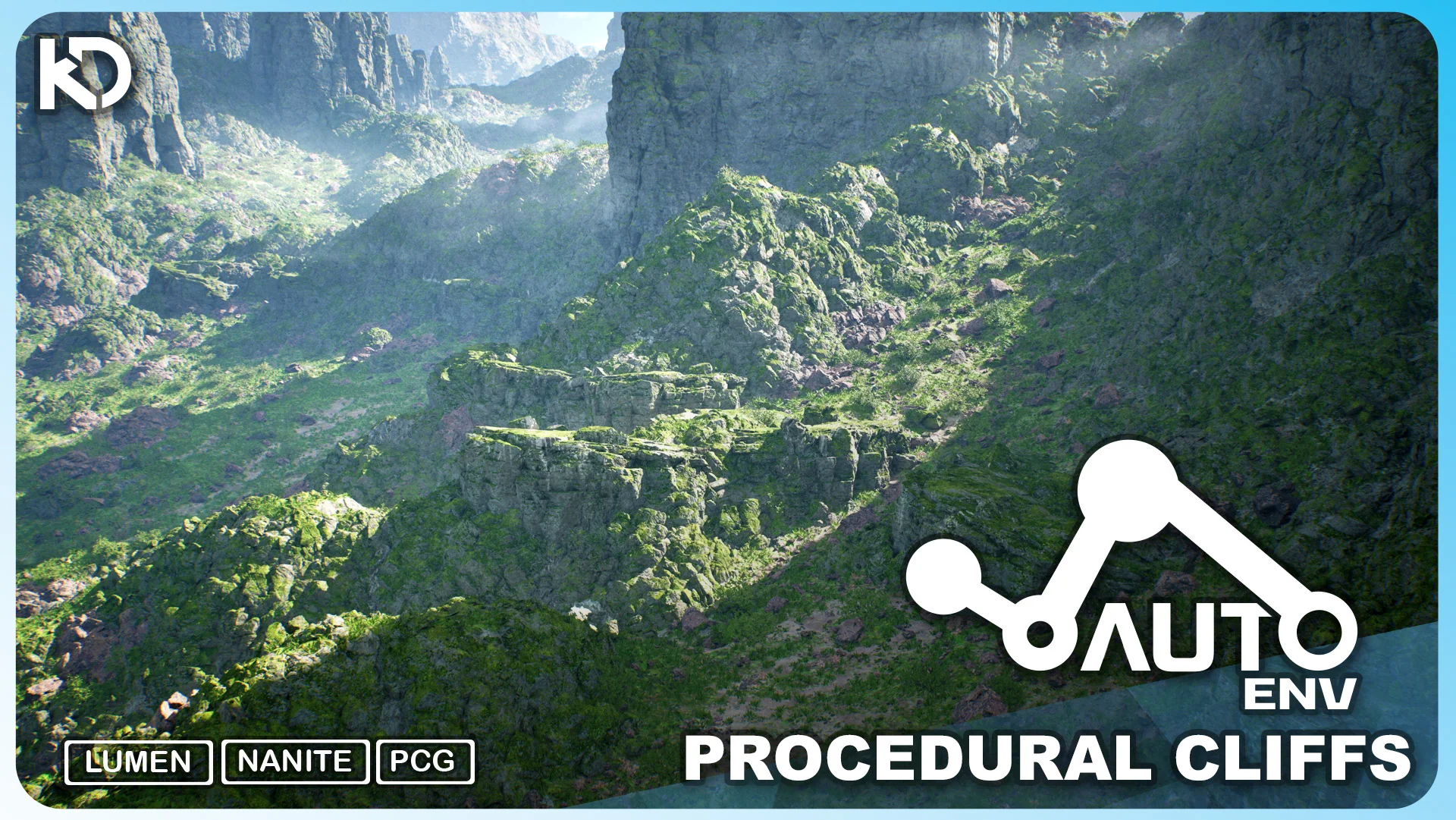 AutoEnv Procedural Rock Cliffs