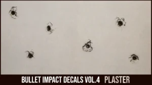 Bullet Impact Decals Vol. 4 – Plaster