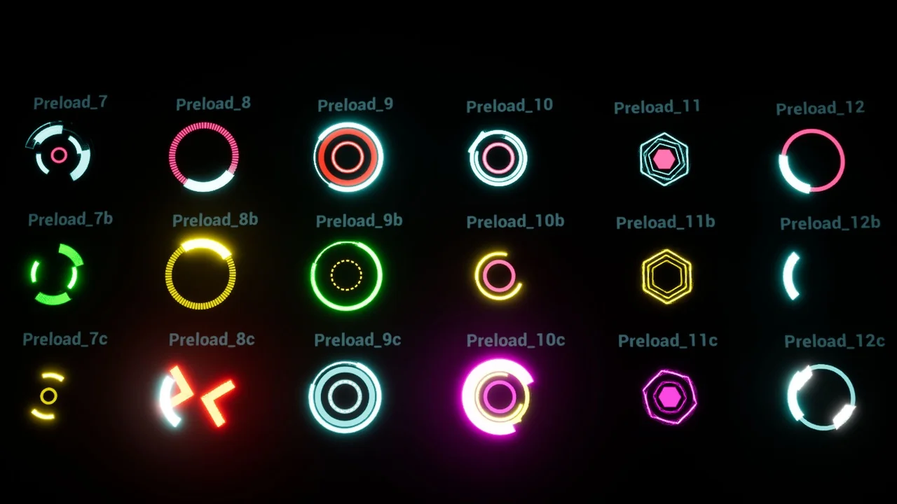 Preload materials asset