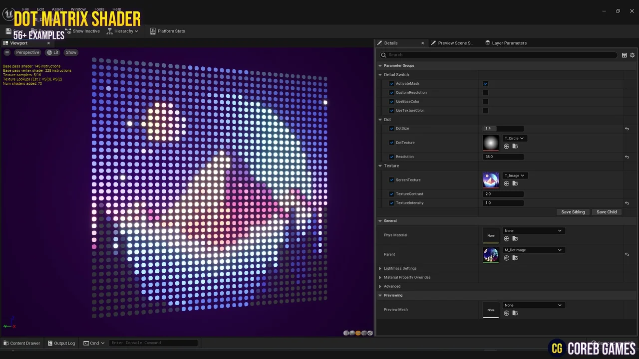 Dot Matrix Shader Pack asset