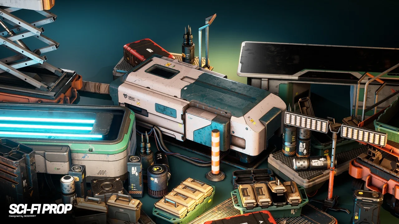 Sci-Fi Props Vol01 asset