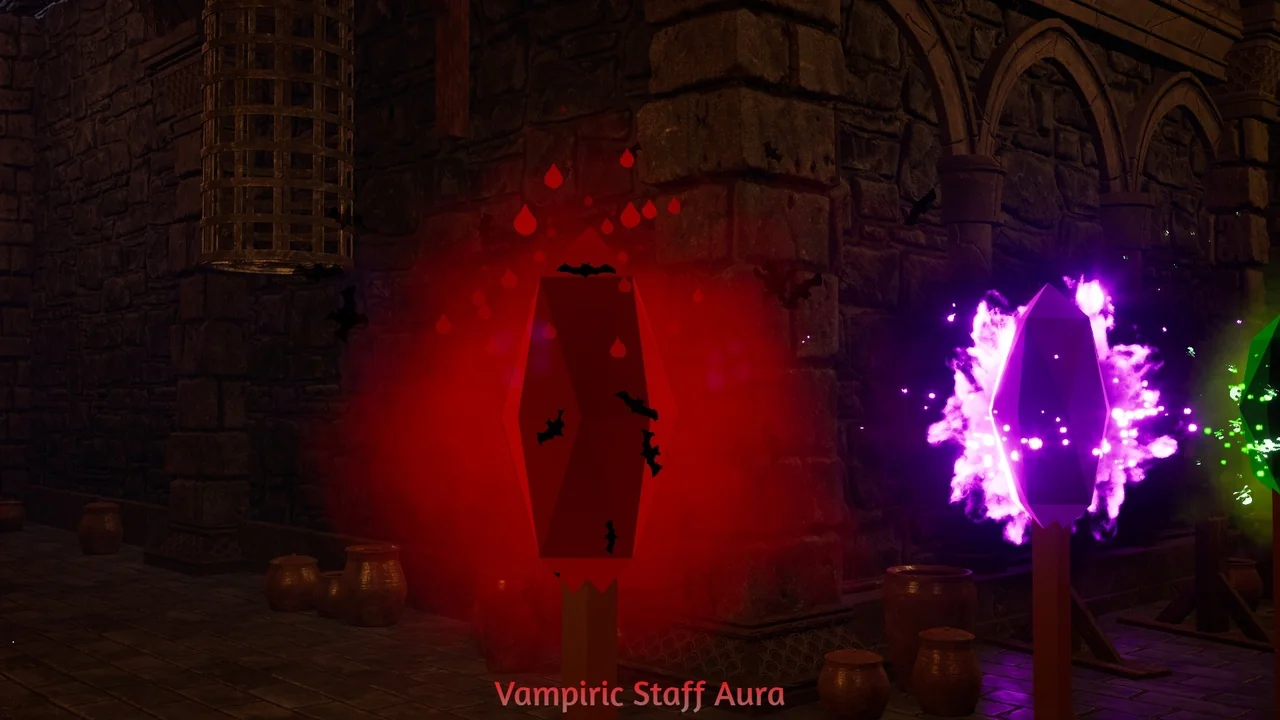 Magical Staff Auras VFX Pack asset
