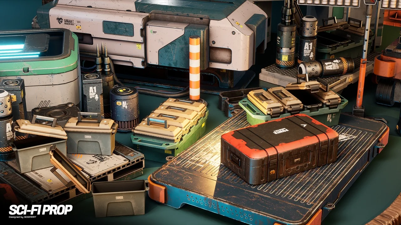 Sci-Fi Props Vol01 asset