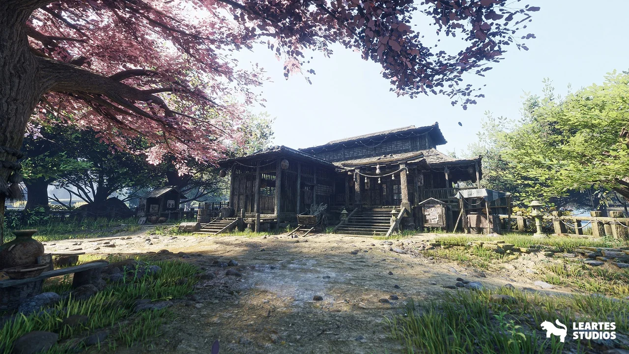 Feudal Japanese Village Environment ( Japan Medieval Japanese Japan Feudal 3D ) asset