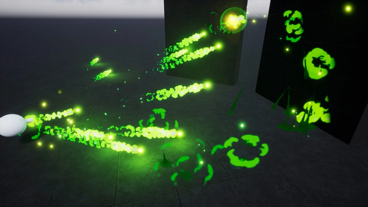 Niagara Toon Projectiles asset