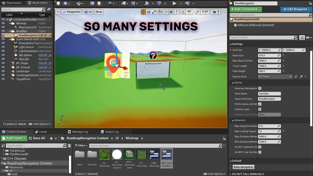 Roadmap Navigation asset