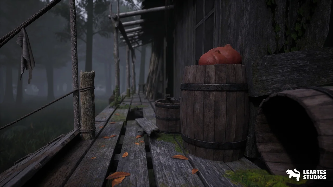 Witch Village Environment ( Witch Village Village Village House House Modular ) asset