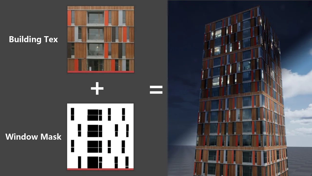 Building Interior Cubemap Material Function asset