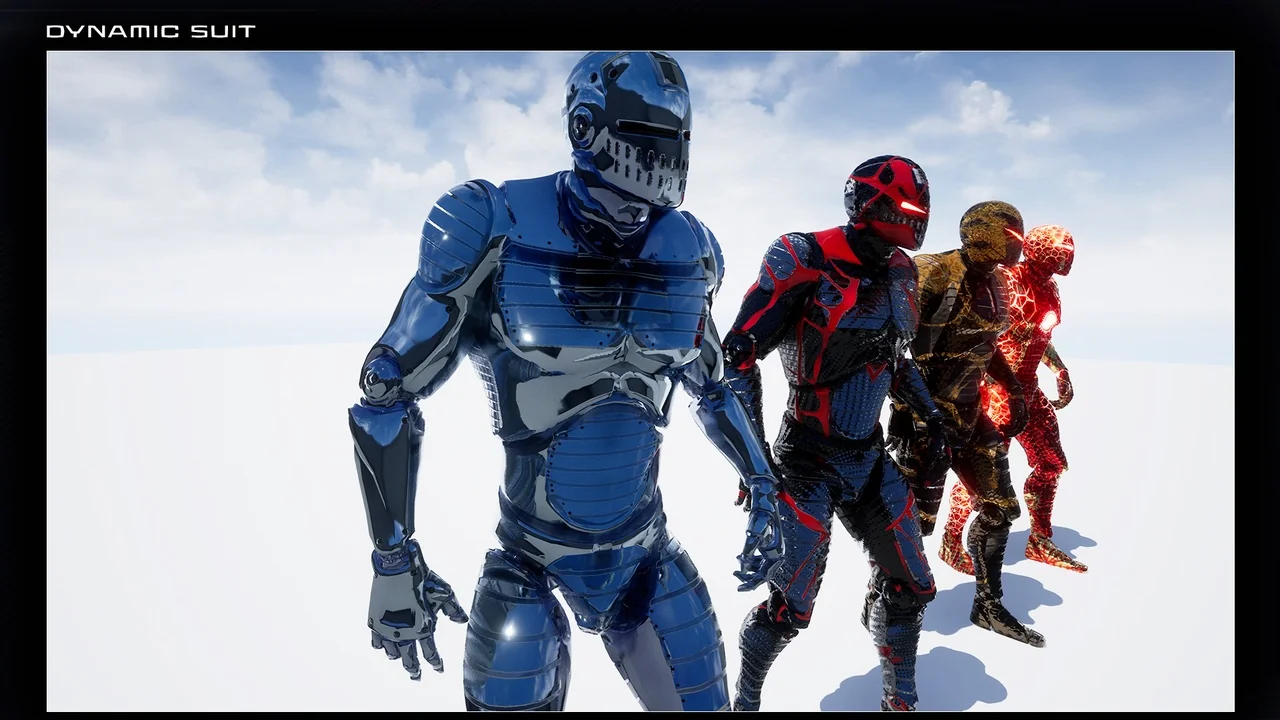 UE4 Mannequin Dynamic Suit Pack (PBR) asset