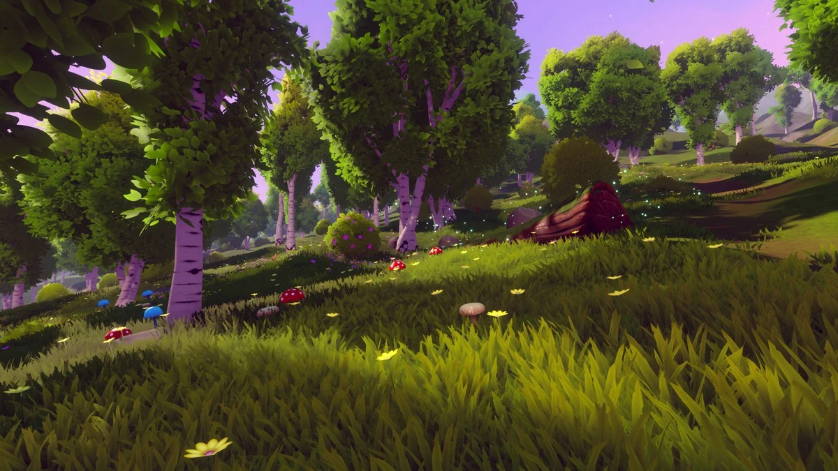 Dreamscape Nature : Meadows : Stylized Open World Environment asset