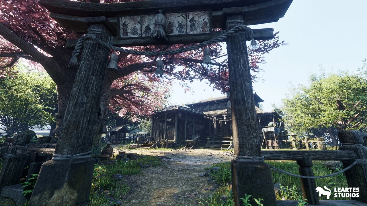 Feudal Japanese Village Environment ( Japan Medieval Japanese Japan Feudal 3D ) asset