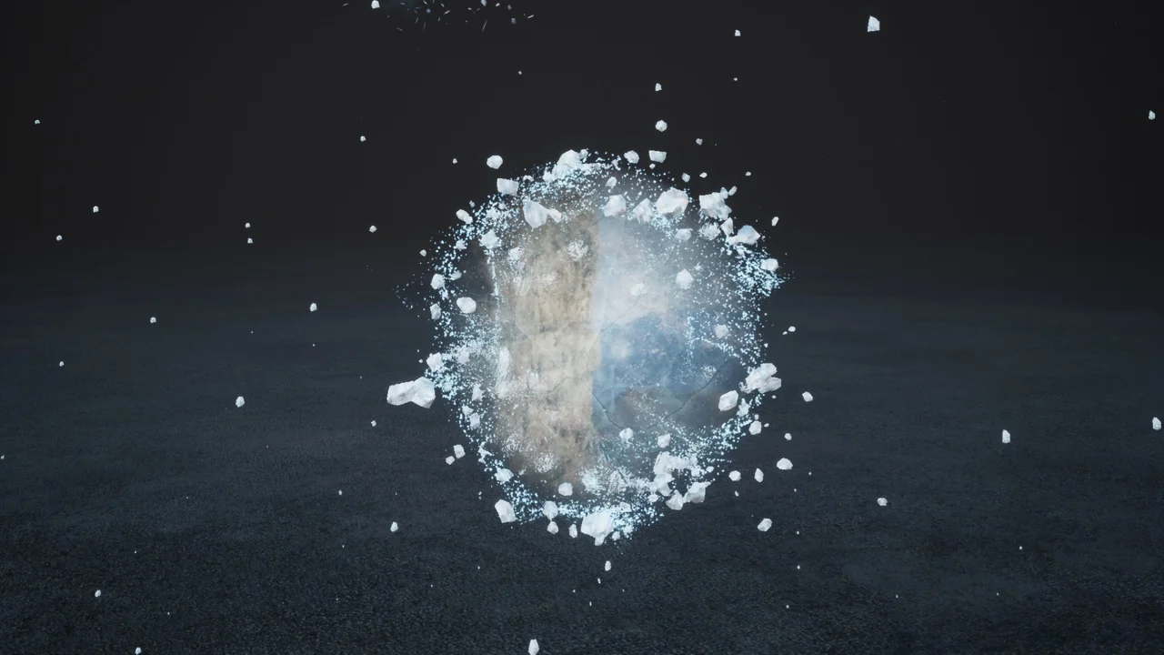 Ice Magic Spells Niagara FX asset