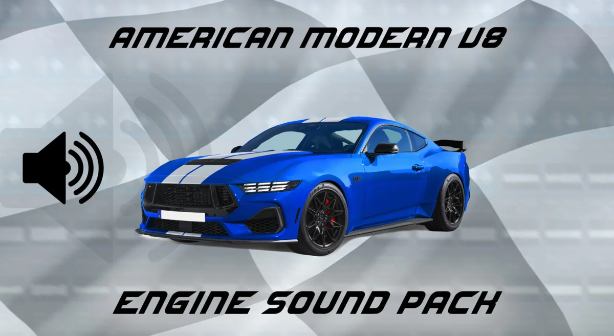 American Modern V8 Engine Sound asset