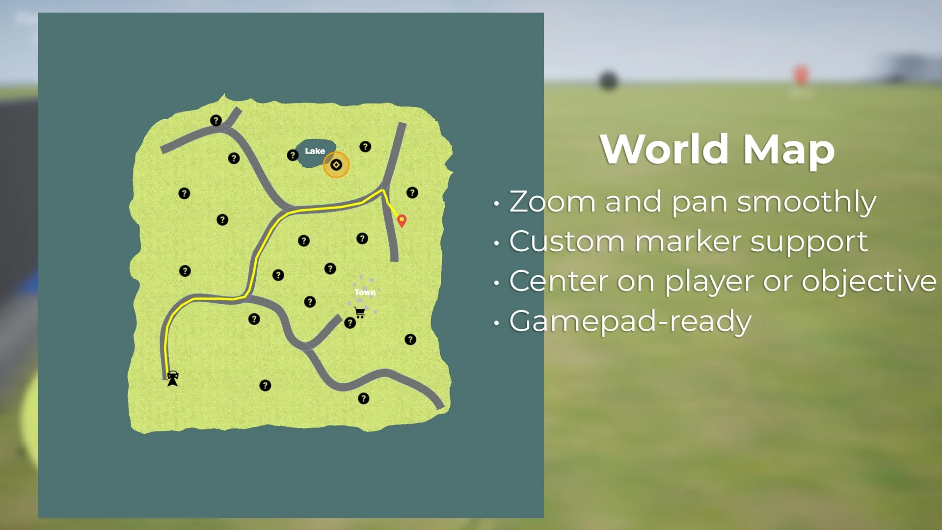 Map System – WorldMap & Minimap asset
