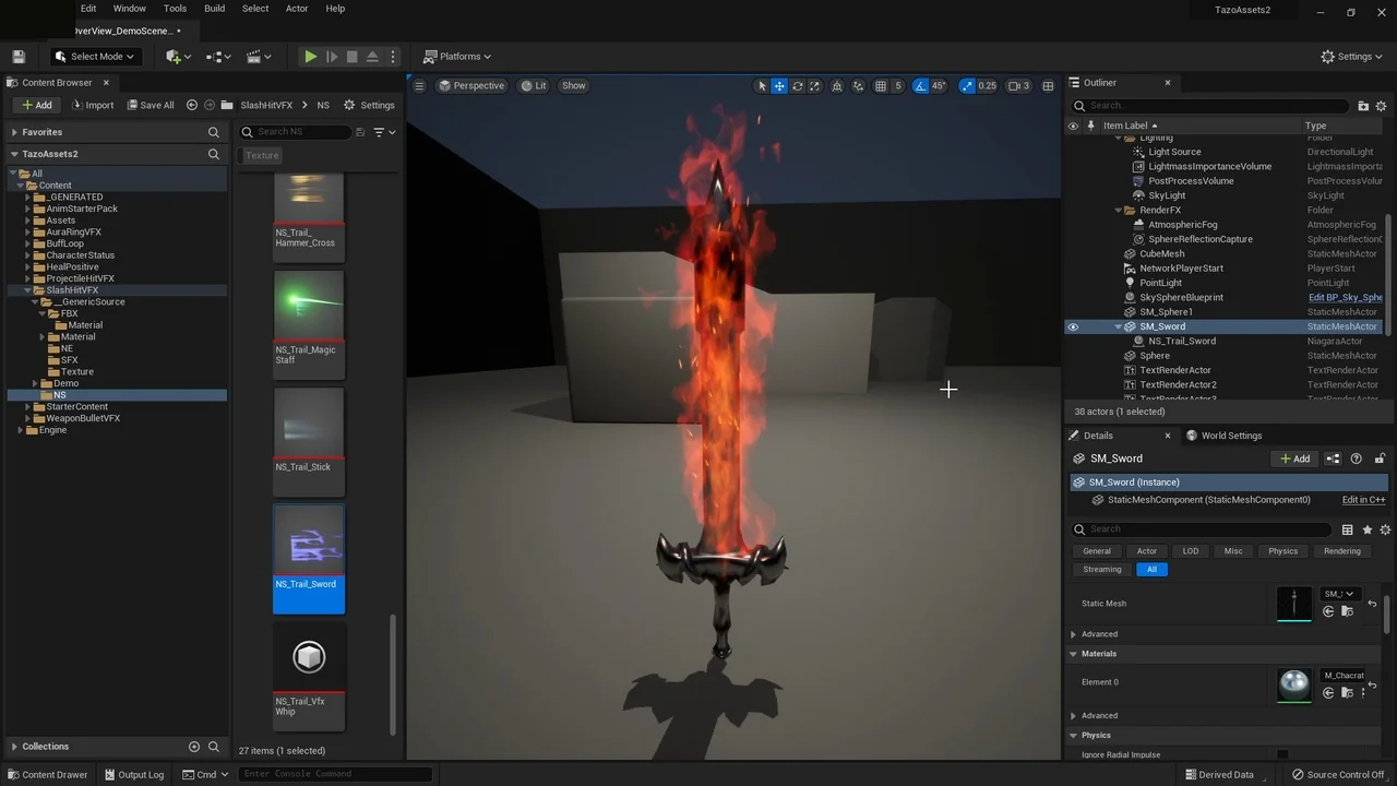 Slash and Hit VFX (with SFX) asset