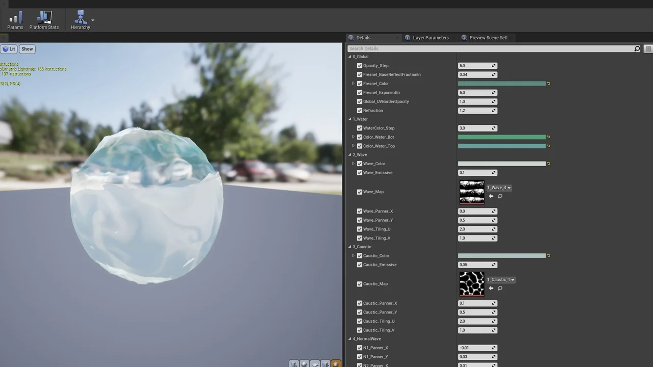 Moving Water Material Pack asset